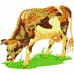 Cows Embroidery Design 6 Cows Embroidery Design 6